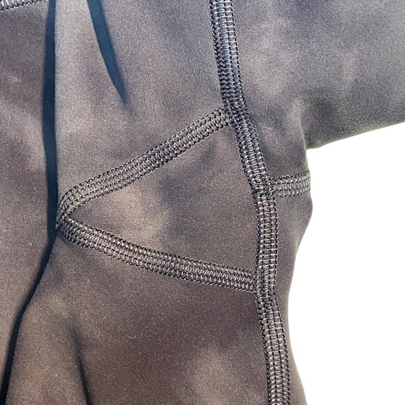 Lululemon Womens High-Rise navy Blue Shorts Size 4 RN106259 stretch tie dye - Picture 10 of 10